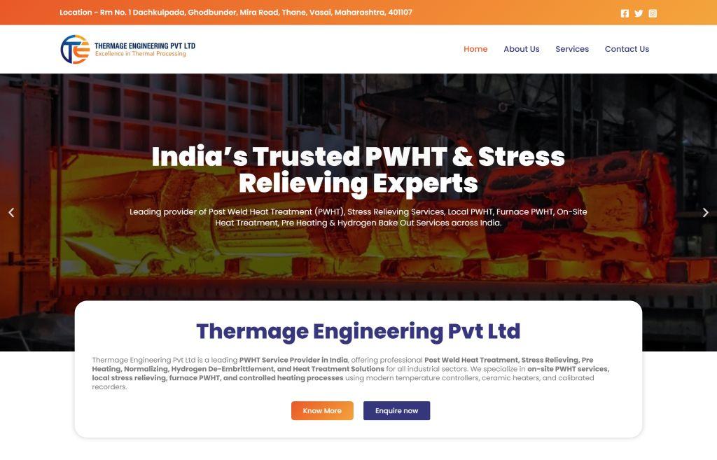 Architect And Construction Website Designed By Aristo Coders